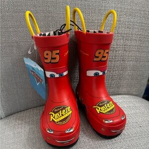 Lightning McQueen Rainboots NWT